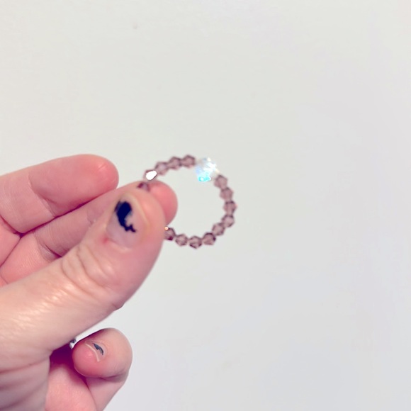 ✨Stunning Dainty 2pc Silver AAA+💎Crystals + Amethyst Diamonds Set 💯%Authentic✨ - Picture 4 of 16